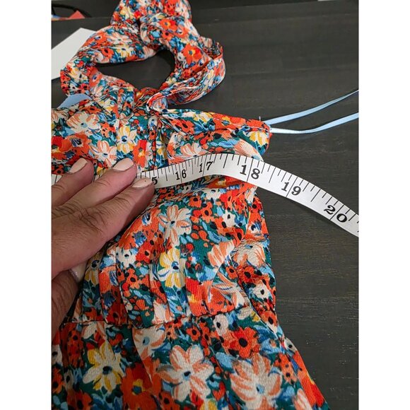 Floral Tiered Maxi Dress By English Factory Size S - Picture 5 of 12